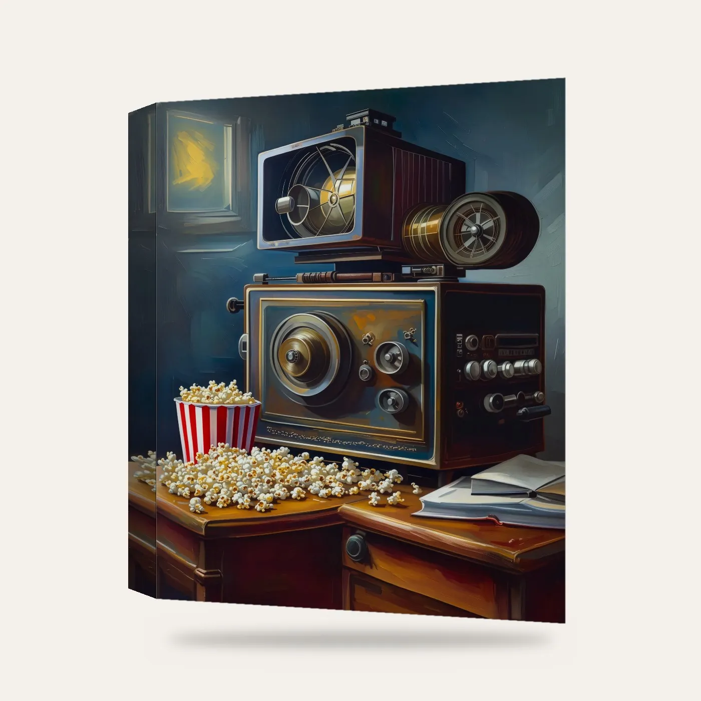 Sinema Kanvas Tablo — 3 boyutlu görünüm