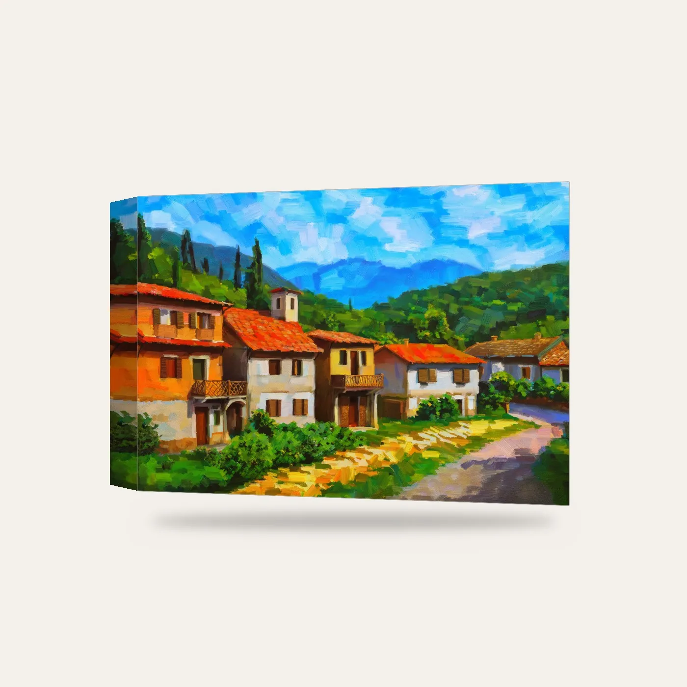 Şirince Kanvas Tablo — 3 boyutlu görünüm