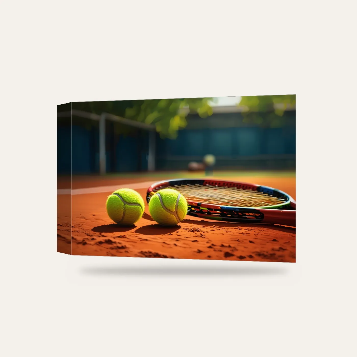 Tenis Kanvas Tablo — 3 boyutlu görünüm