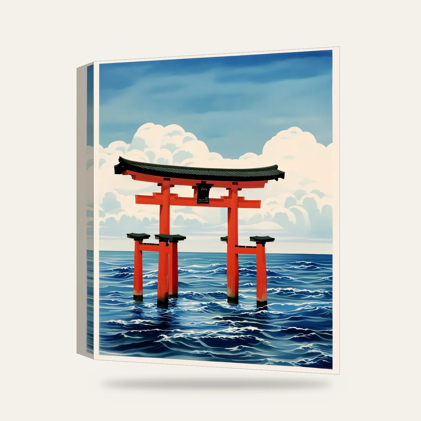 Torii Kapısı Kanvas Tablo — 3 boyutlu görünüm